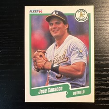 1990 Fleer - #3 Jose Canseco