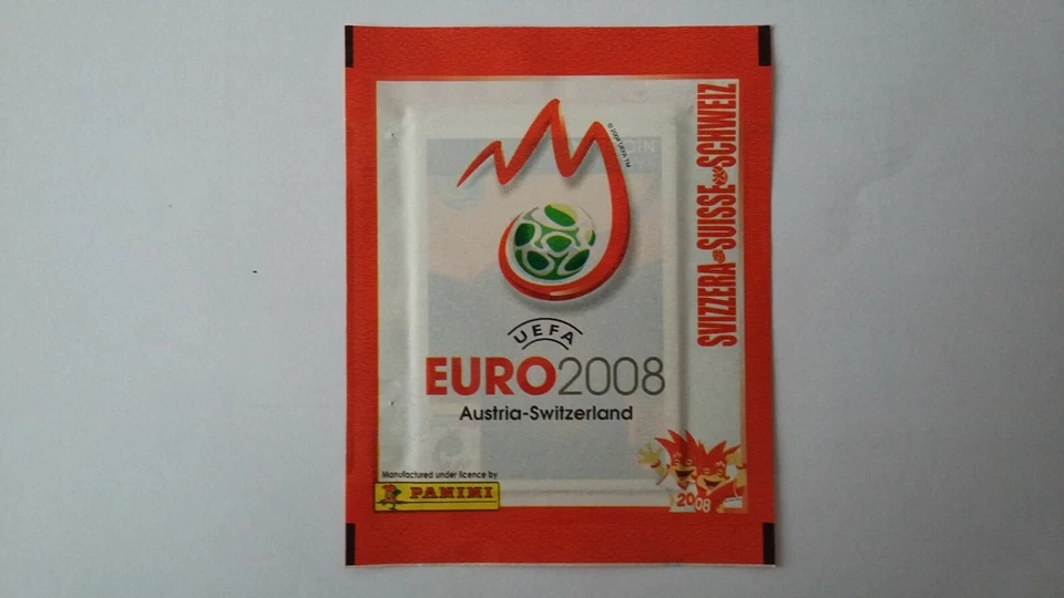 PANINI BUSTINA EURO 2008 VERSIONE VERDE PIENA E SIGILLATA