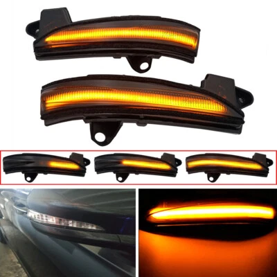 Luz LED dinámica intermitente 2 piezas para Ford Fusion 2013 2014 2015 2016 2017-2020 Foto 1 de 4