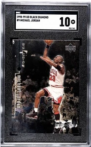 1998-99 Upper Deck Black Diamond - Michael Jordan #10 SGC 10 Gem Mint Not PSA - Picture 1 of 2