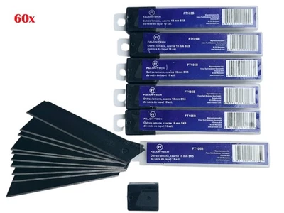 60x Abbrechklinge schwarz 18mm SK5 Cuttermesser Teppichmesser Ersatzklinge Cutte - Bild 1 von 4
