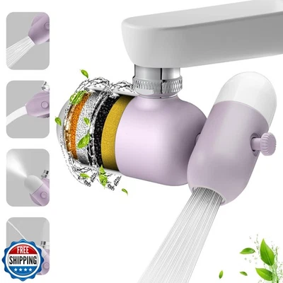 4 Modes Kitchen and Bathroom Water Filter for Sink Faucet with 2pcs Replaceme - Image 1 of 4