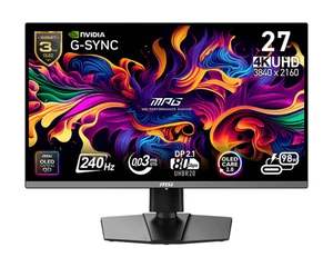27" MSI MPG 272URX QD-OLED (4K UHD) GAMING MONITOR - Picture 1 of 1
