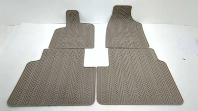 New OEM genuine Mopar Brown Rubber Floor Mats 2008-2020 Caravan Town Country 4pc - Image 1 of 4