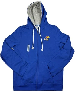 Felpa con cappuccio zip intera pullover University of Kansas Jayhawks giovanile taglia media 8/10 - Foto 1 di 13