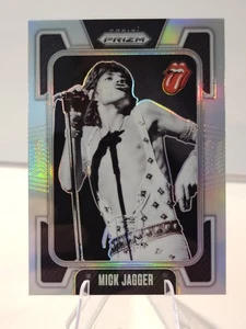 Mick Jagger 2025 Panini Prizm The Rolling Stones Silver Prizm #7 - Picture 1 of 2