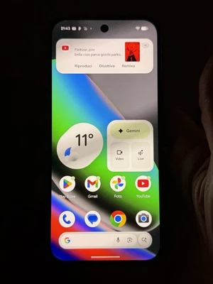 Google Pixel 10 5G 256GB Memoria 12GB Ram Display 6.3" Oled 120Hz 48Mpx Indigo - Immagine 1 di 4