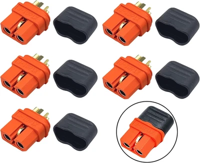 Conector hembra enchufe Xt60I XT60I-F de 5 piezas con carcasa de funda para batería RC Lipo Foto 1 de 4