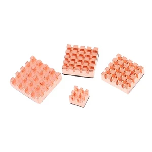 4Pcs/Set For Orange Pi 3 LTS Heat Sink Aluminum Alloy Radiator Copper Cooler Kit - Photo 1/11
