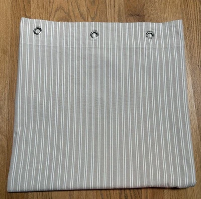 Restauración Hardware Algodón Cortina de Ducha Rayas Crema Beige 73”x74” Neutro Foto 1 de 4