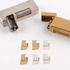 Placa de tapa de plata dorada con cubierta superior de 1 pieza para encendedores Dunhill Rollagas - Imagen 1 de 16