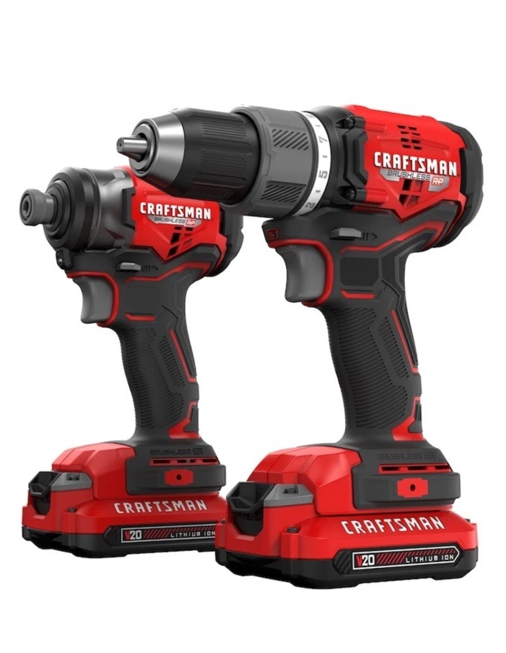 CRAFTSMAN V20 RP 20-volt Max 2-Tool Brushless Power Tool Combo Kit  - Image 1 of 4