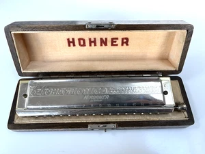 Hohner The 64 Chromonica 4 Octavas Modelo Profesional Armónica Llave De C En Caja - Imagen 1 de 22
