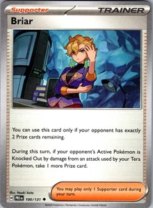 4x Briar 100/131 x4 - NM Prismatic Evolutions Pokemon Playset - Bild 1 von 2