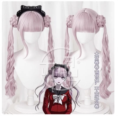 Peluca Cosplay Doble Cola de Caballo The Hundred Line-Last Defense Academy Kako Tsukumo Foto 1 de 4