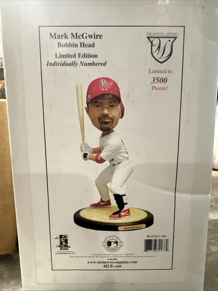 Болванчик ограниченного выпуска Memory Company MLB St. Louis Cardinals Mark McGwire - Изображение 1 из 1