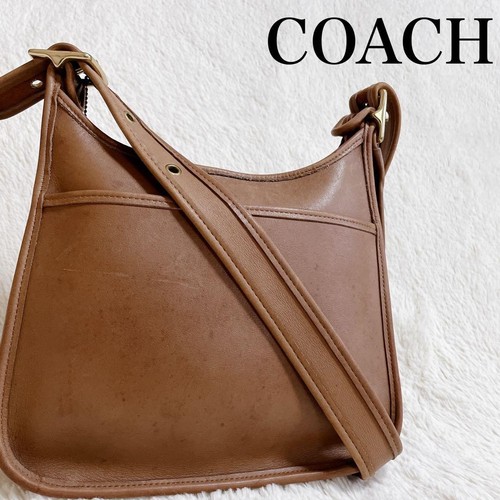 Coach 9966 borsa a tracolla vintage Ergo pelle conciata rara logo dal Giappone