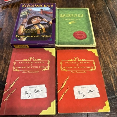 From The Library Of Hogwarts Quidditch & Fantastic Beasts Box Set Hardcovers - Image 1 of 4