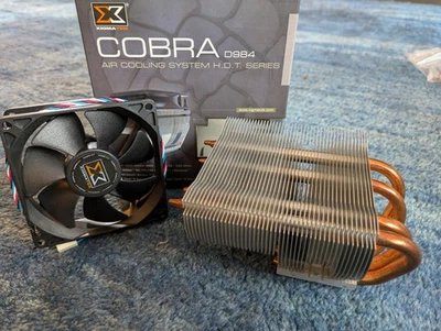Xigmatek Cobra D984 großer CPU-Kühler mit 92mm-Lüfter NUR AMD siehe Beschreibung - Bild 1 von 4