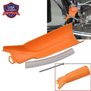 Orange Drip-Free Oil Filter Funnel Set Oil Change Kit For Harley Care Tool Part - Picture 1 of 12