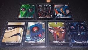 Topps 2016 Star Wars Card Trader | Reflections | Complete Set | All 7 Cards - Picture 1 of 8
