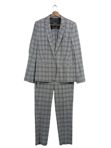 JONES Traje de pantalón Mujeres Traje Talla EU 38 gris claro look casual - Imagen 1 de 5