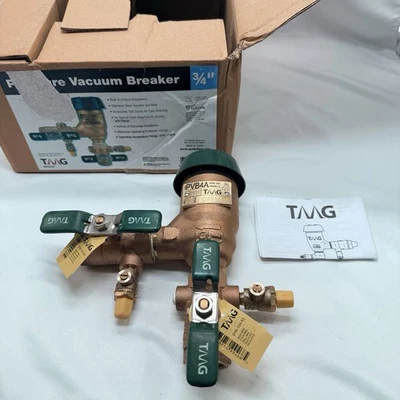 Apollo PVB4A 3/4 in Bronze Body Pressure Vacuum Breaker - 4A504A2F - Image 1 of 4