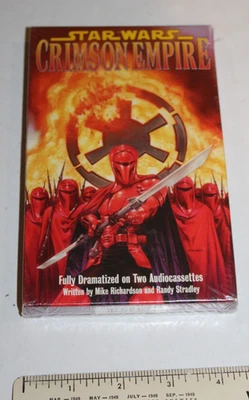 RARE 1999 NEW Sealed Star Wars Crimson Empire Cassette Audiobook 2 TAPE Set NOS - Image 1 of 4