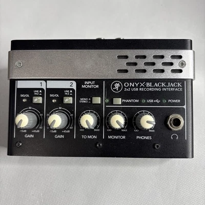 Mackie Onyx Blackjack Premium 2x2 USB Recording Interface With Box - Image 1 of 4