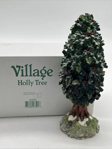 Department 56 Village: "Holly Tree" mit Box 7" Keramikbaum - Bild 1 von 7