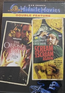 The Oblong Box / Scream and Scream Again - 2 Midnite Movies -free shipping - Picture 1 of 2