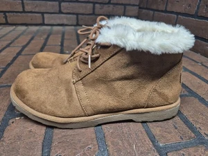 Botines con cordones de piel sintética Makalu Kora Sand para mujer talla 9M marrón - Imagen 1 de 7