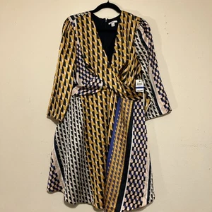 Bar Iii XL Geometric A Line Dress Multicolor Women’s - Picture 1 of 8