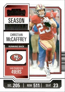 Christian McCaffrey - 2023 Panini Contenders Football #87 - Bild 1 von 2
