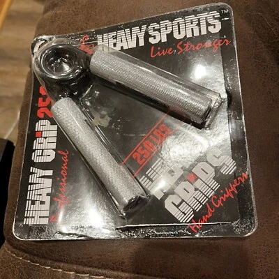 Empuñaduras pesadas - Resistencia 250 libras - Profesional - Fortalecedor de agarre - Caja abierta N Foto 1 de 4