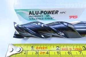 NEU YG 3/4 ZOLL ALU-POWER LANG 5 ZOLL LÄNGE JAG95921 VOLLHARTMETALL ALUMINIUM SCHAFTFRÄSER - Bild 1 von 6