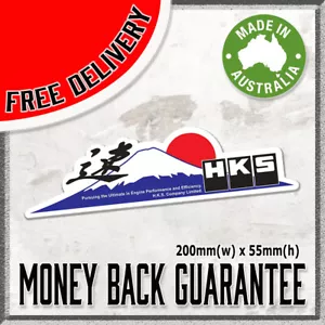 MOUNT FUJI HKS RISING SUN JDM DRIFT RACE STICKER DECAL - Picture 1 of 1