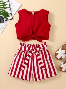 NEW Boutique Girls Shorts Set Trendy Shorts Outfit Childrens Summer Clothes - Picture 1 of 47