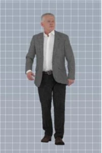 Diorama Street Scene Props Resin 1/24 Chairman In Suit Miniature Figure Doll Toy - Picture 1 of 1