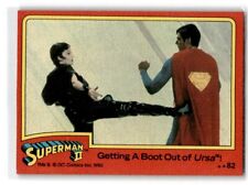 1980 Topps Superman II Getting A Boot Out of Ursa #82