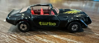 De colección 1979 Matchbox Superfast Pontiac Firebird Trans AM negro techo en T Foto 1 de 4