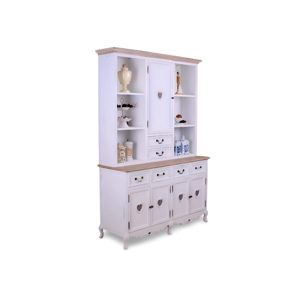 Buffetschrank Küchenschrank Shabby Chic Küchenregal Buffet Landhausstil Holz neu - Bild 1 von 4