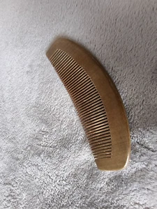 natürliche Echtholz süße Haarbürste braun Geschenkidee Zuhause Original Vintage Retro - Bild 1 von 4