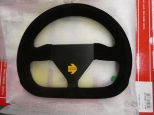 Momo Wildleder Sportlenkrad Modell MOD.12 260mm schwarz universal steering wheel - Bild 1 von 1