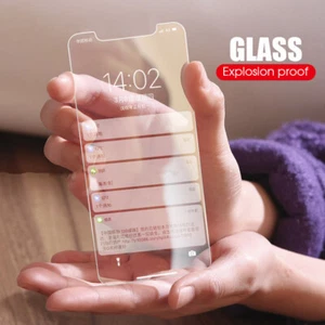 5X Bubble-Free Tempered Glass Film For iPhone 14 Pro Max 6 13 Pro Max 7 12 XR SE - Imagen 1 de 22