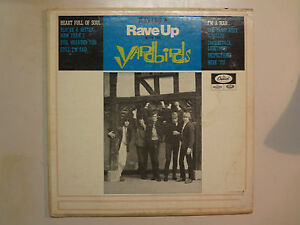 YARDBIRDS: Having A Rave Up With The Yardbirds-Canada LP Capitol T 6166 Mono PCV