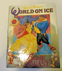 "Walt Disney World on Ice 1993 - Programa de patinaje ""La Bella y la Bestia"" de Vintage - Imagen 1 de 5