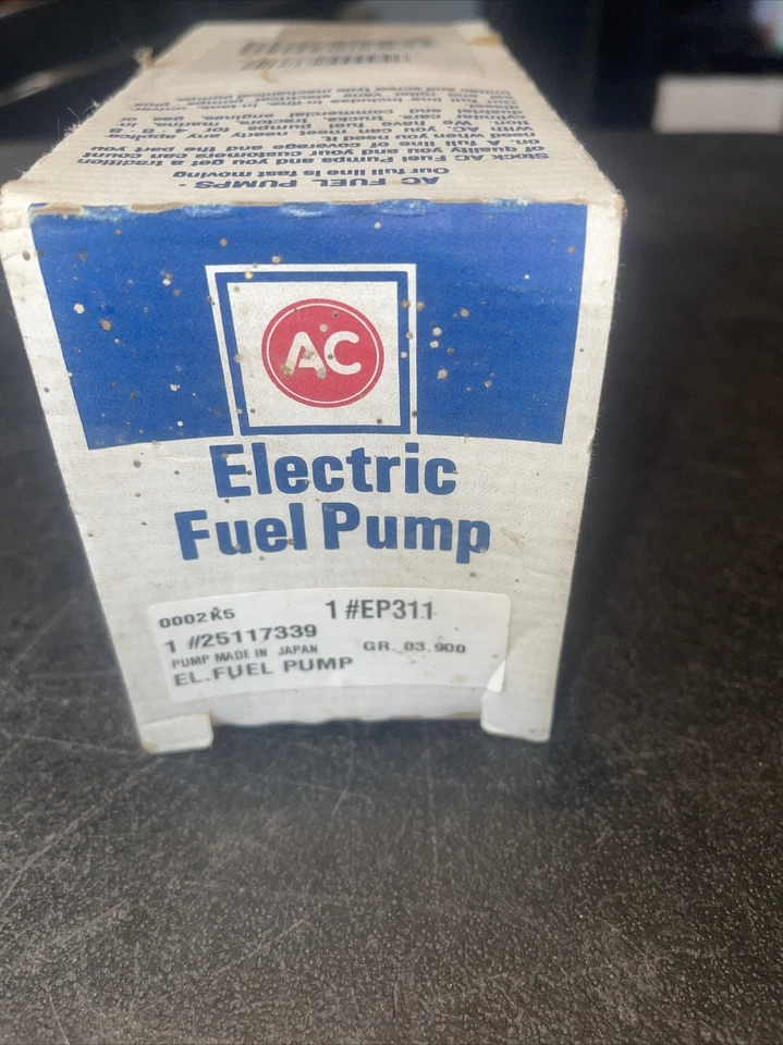 Bomba de combustible eléctrica para Buick Park Avenue CARTER 1991-1995 Foto 1 de 4