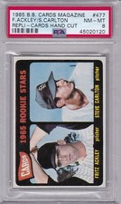 1985 B.B. Cards Magazine #477 STEVE CARLTON PSA 8 Repli-Cards 1965 Topps RARE  