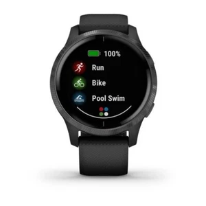 GARMIN Venu Black GPS Smartwatch Sportuhr Bluetooth neuwertig - Bild 1 von 12